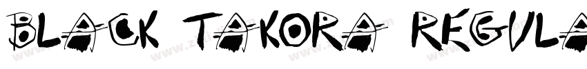 Black Takora Regula字体转换